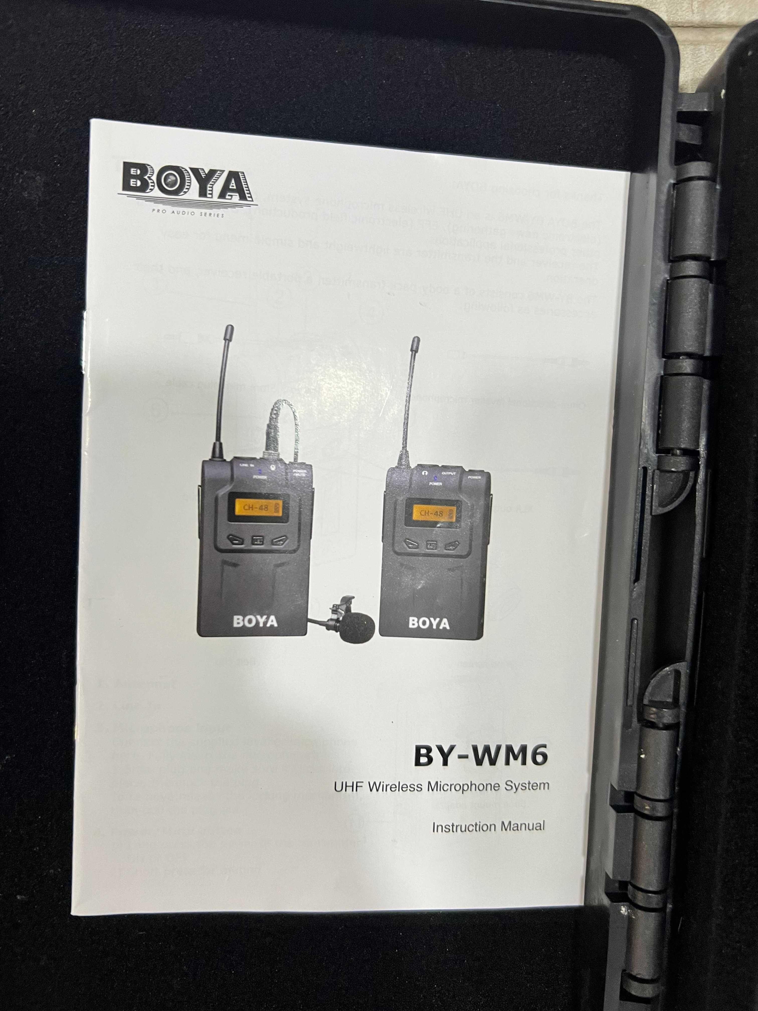 KIT Boya WM6 - microfone sem fios