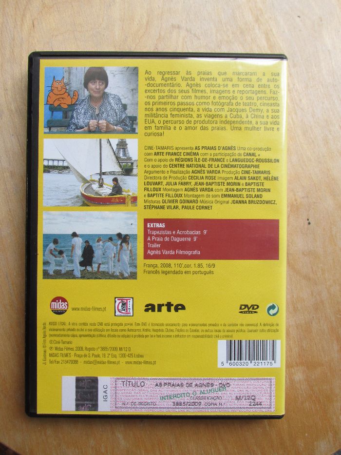 DVD- As Praias de Agnès, de Agnès Varda