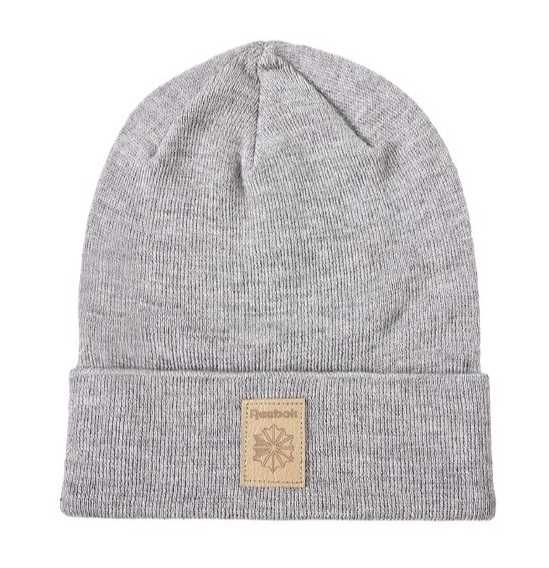 Szara czapka zimowa Reebok Classic Foundation Label Beanie (AX9979)