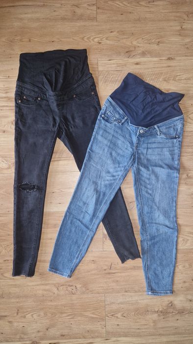 Jeansy ciążowe r. S