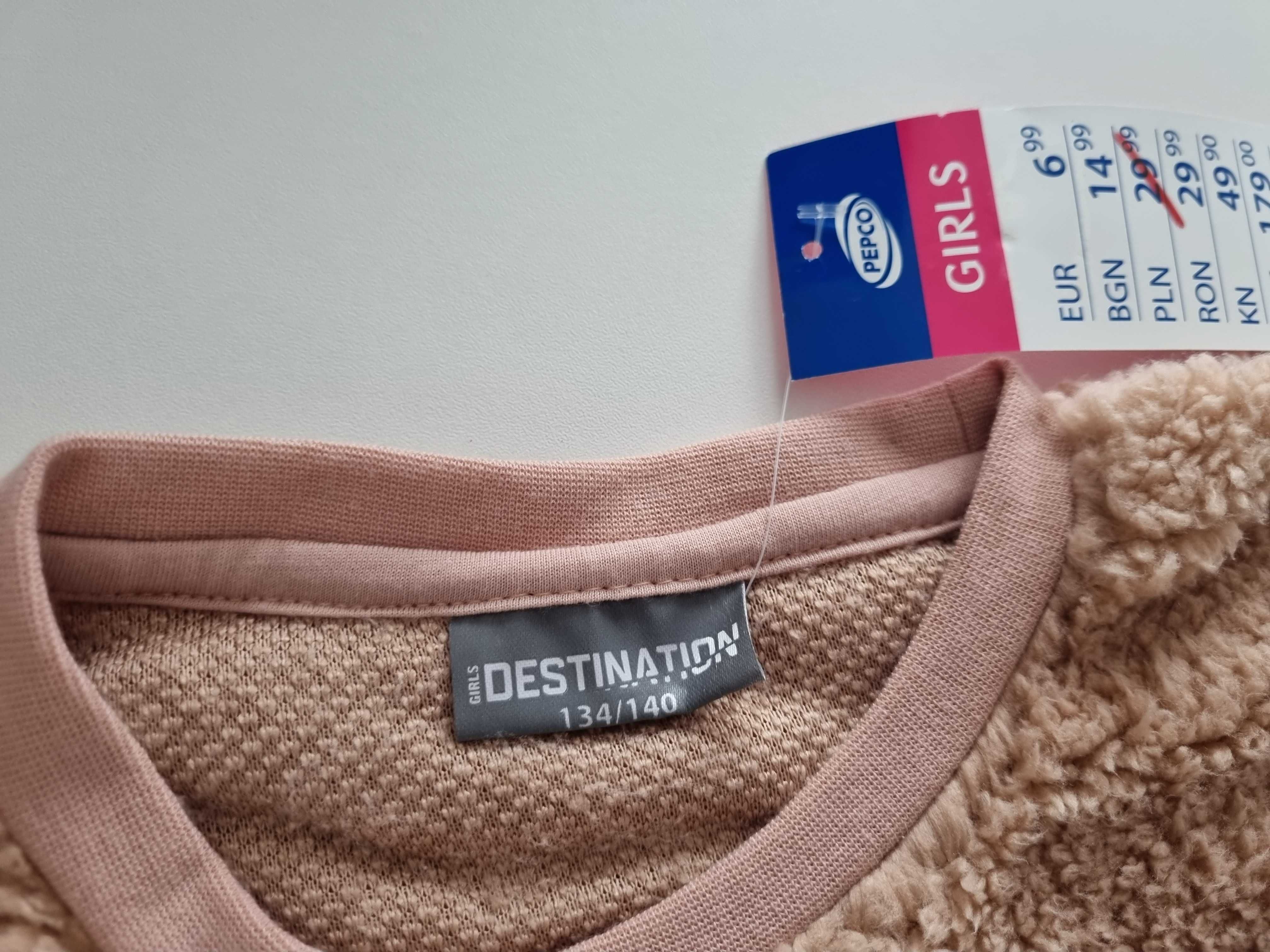 Bluza misiowa cekiny Destination 134/140cm 9-10lat