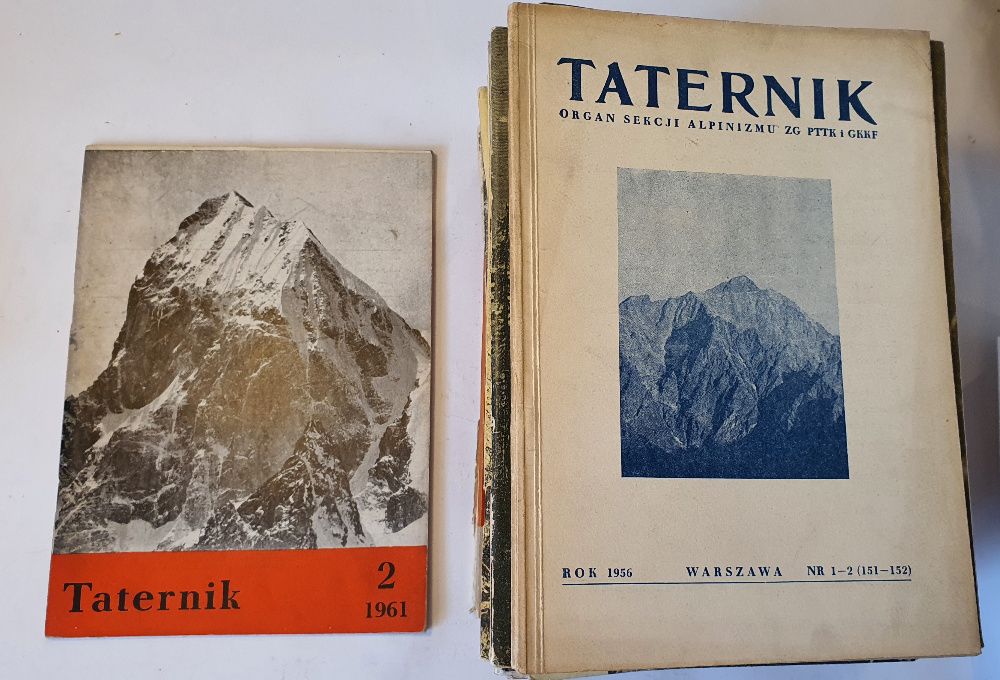 Taternik - Organ sekcji alpinizmu ZG PTTK i GKKF, z lat 1956 do 1978