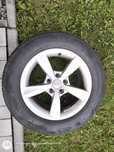 Felgi aluminiowe audi 5x112 16" z oponami zimowymi Goodyear 225/60/16