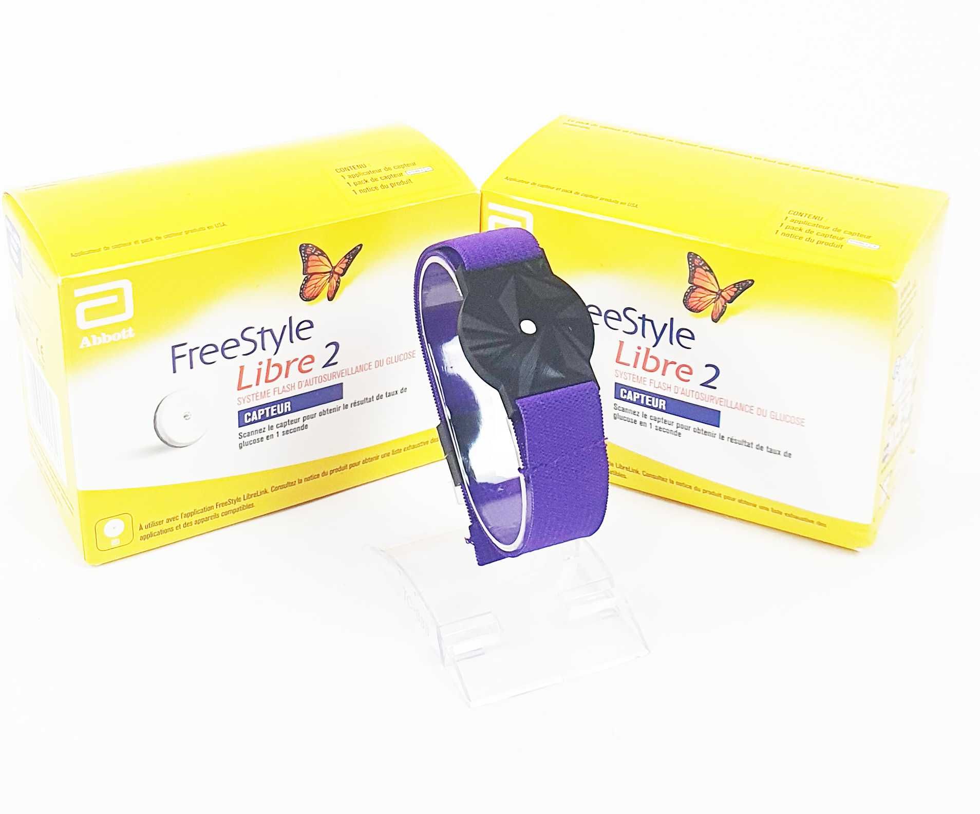 Sensor Freestyle Libre 1 i 2 - Opaska Ochronna FIOLETOWA