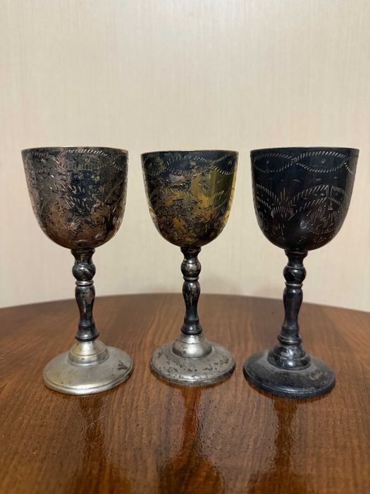 Бокалы латунь. Индия.