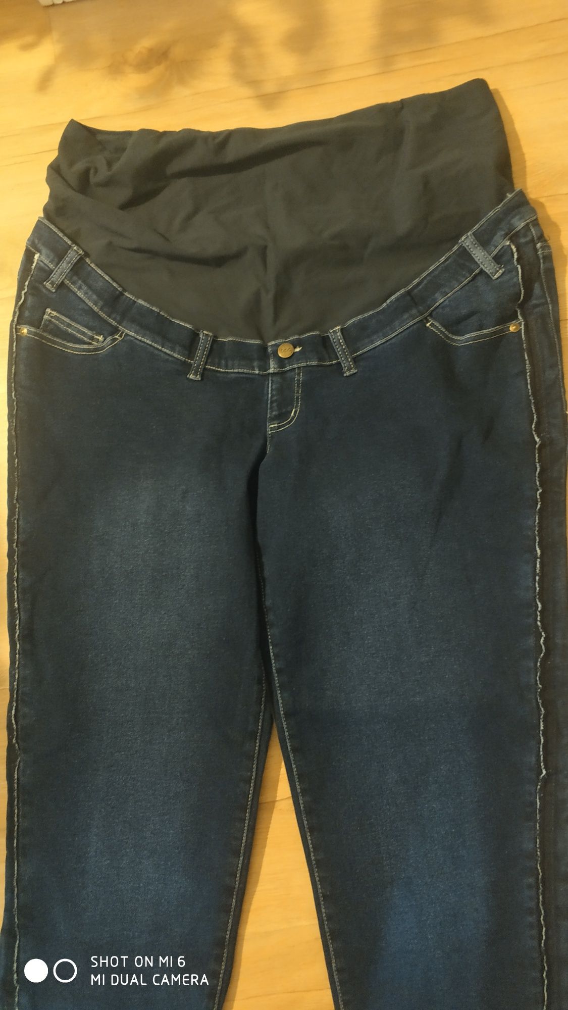 Spodnie jeansy  ciążowe