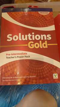 Książka nauczyciela solutions gold pre intermediate