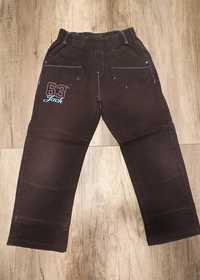 Spodnie GT ciemna czekolada, r. 128 + spodnie dresowe