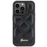 Etui Guess Quilted Metal Logo na Samsung Galaxy S23 FE - czarne