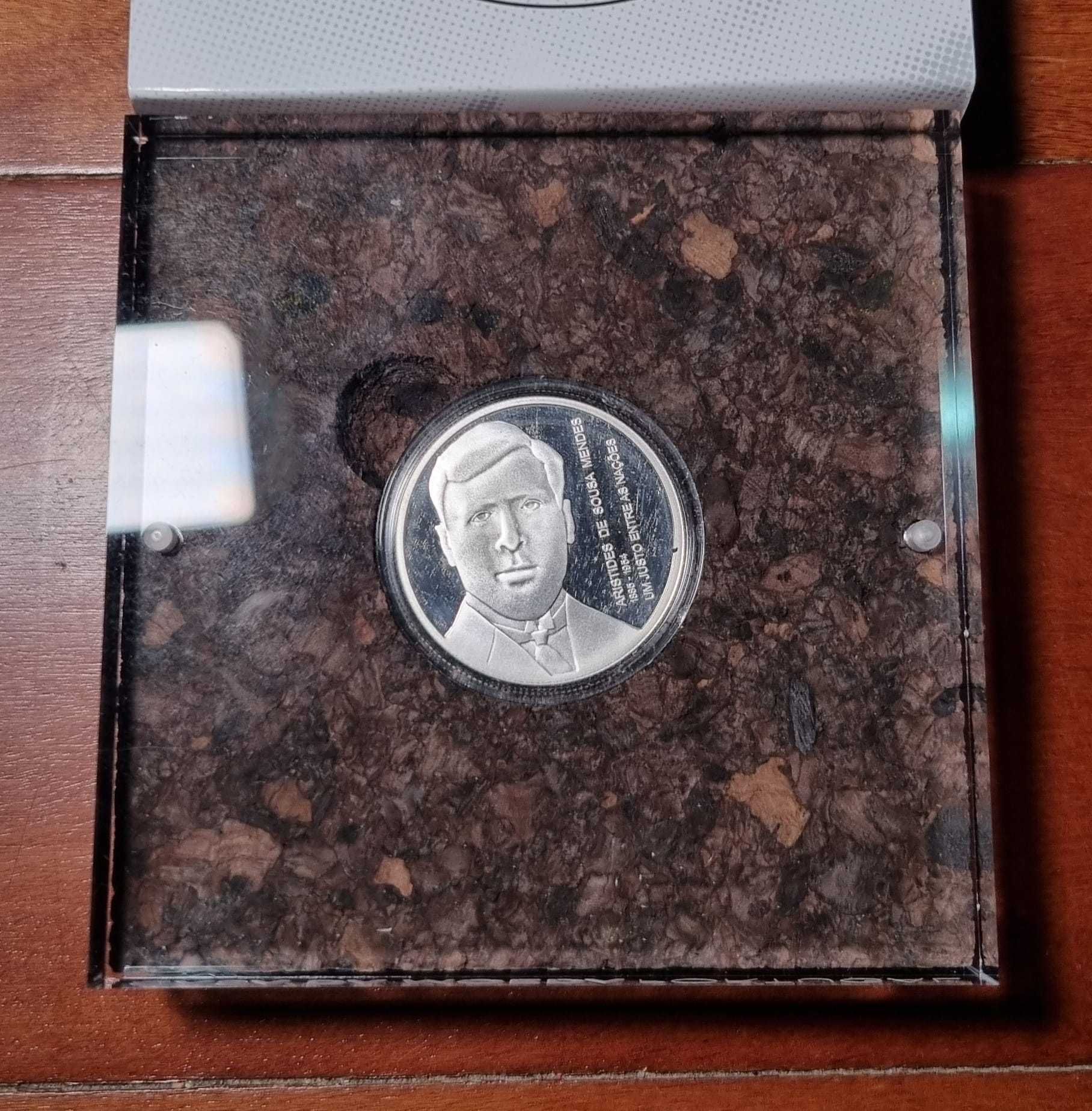 Moeda Aristides de Sousa Mendes - Nunca Esquecer (Prata Proof)