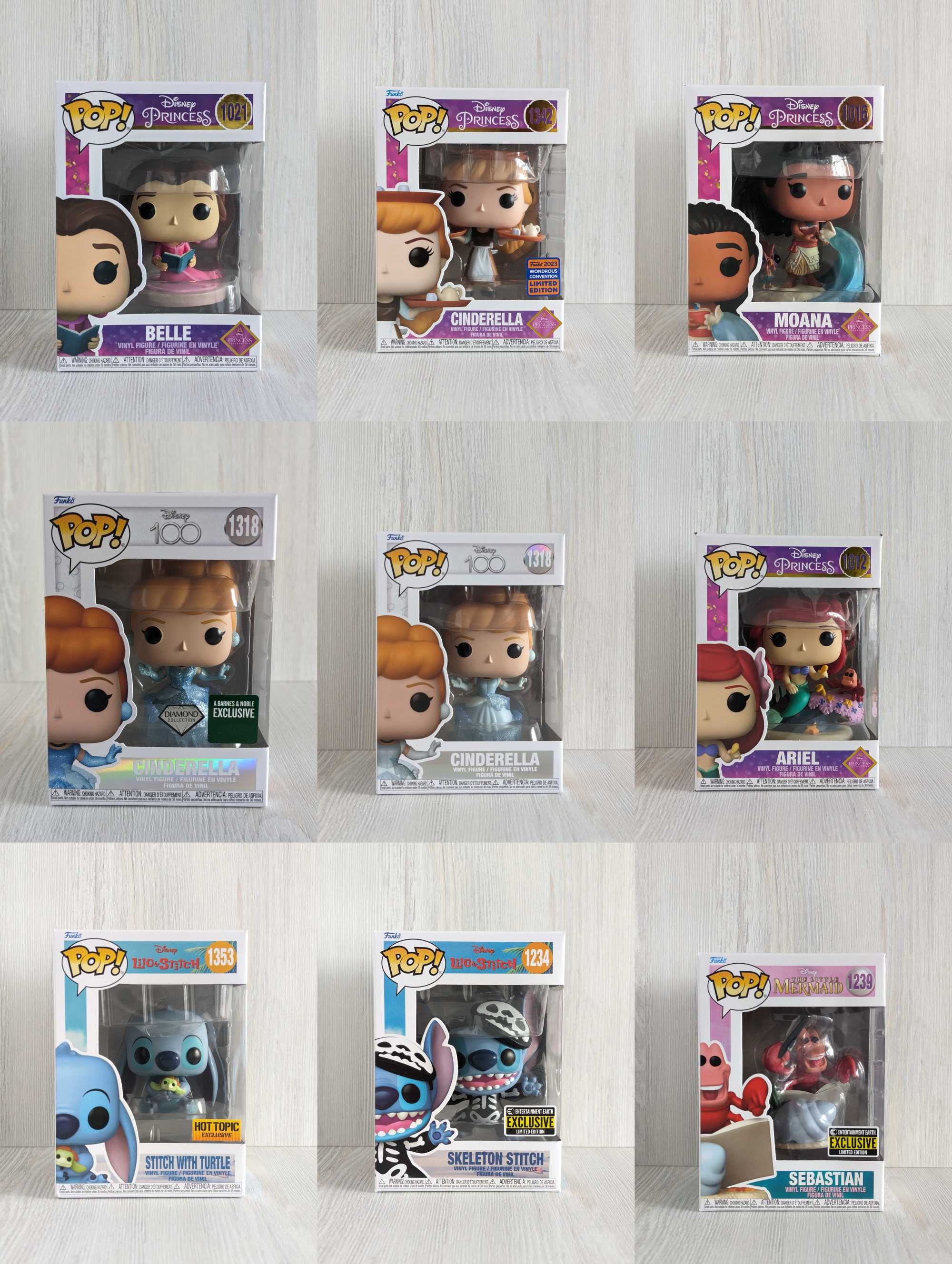 Funko Pop Disney & Pixar (Дісней, Піксар) КІЛЬКА ФОТО, ЦІНИ В ОПИСІ