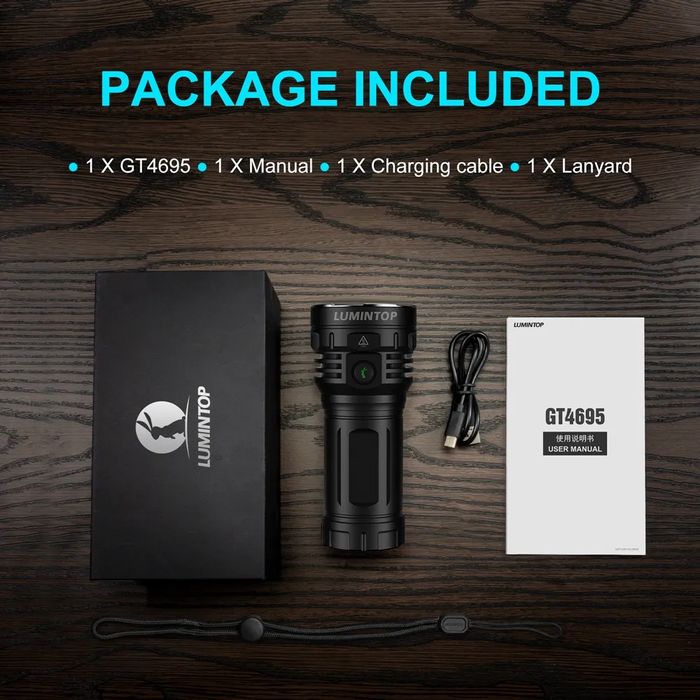 Фонарь Lumintop GT4695 SFP55 46950 15000Lm 32000mah