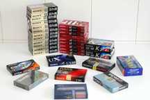 Cassetes TDK, Sony, BASF / colunas