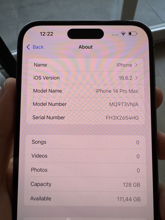 iPhone 14 pro max 128 purple