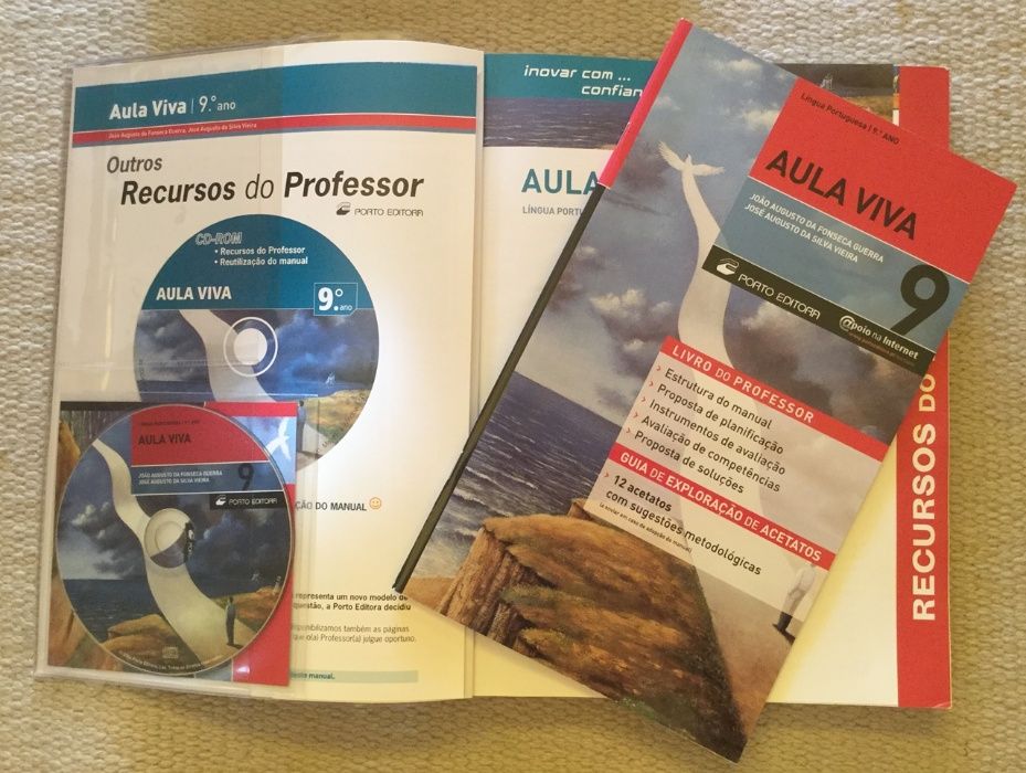 Livros ESCOLA PARA Professor Aula Viva  9.º Porto Editora