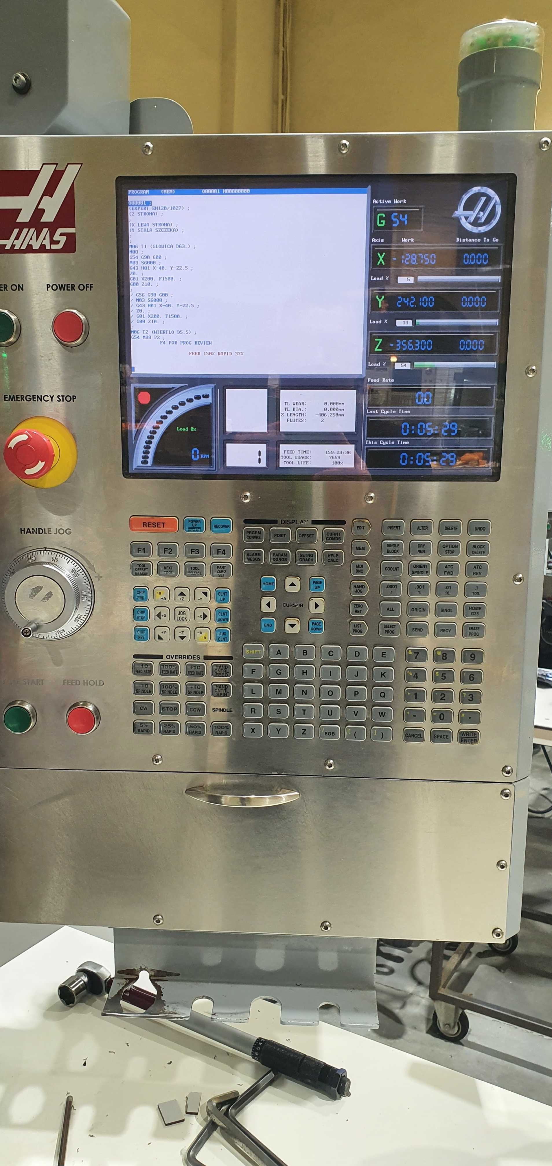 HAAS CNC VF3 2007 rok Stan bardzo dobry Bogato Wyposażona !!