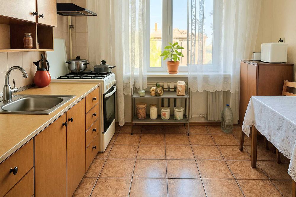 3-кімнатна квартира в центрі міста, з меблями та технікою