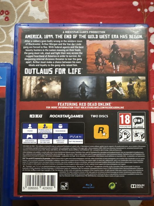 Диск гри red dead redemption 2