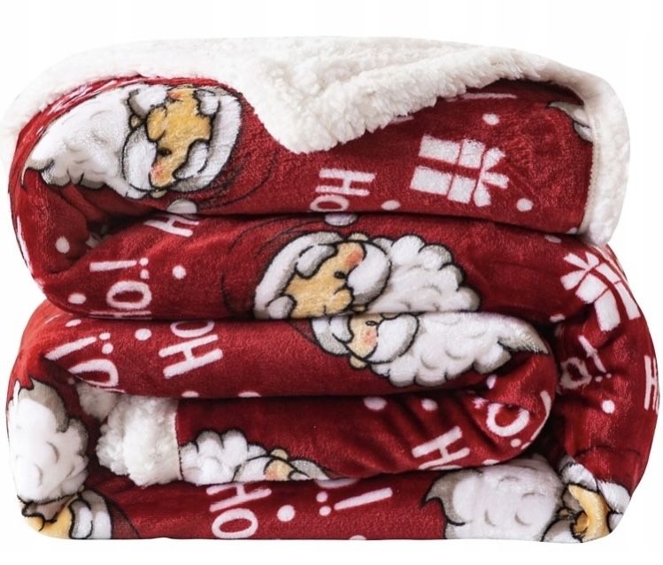 Koc świąteczny 220x200 Cotton World baran KBS-103