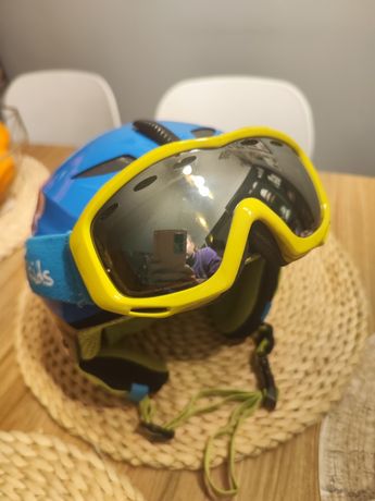 Kask narciarski  i google 4f dziecięcy rozmiar xs