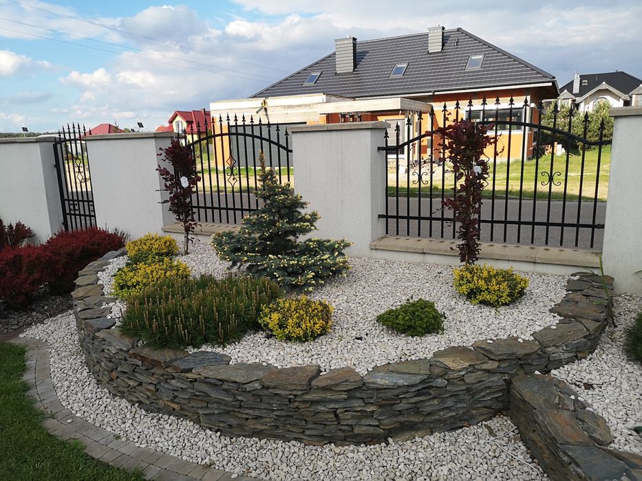 Kora kamienna kamienie ozdobne ogrodowe białe od 350 zł