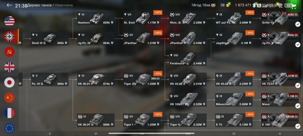 Продам акаунт wot blitz