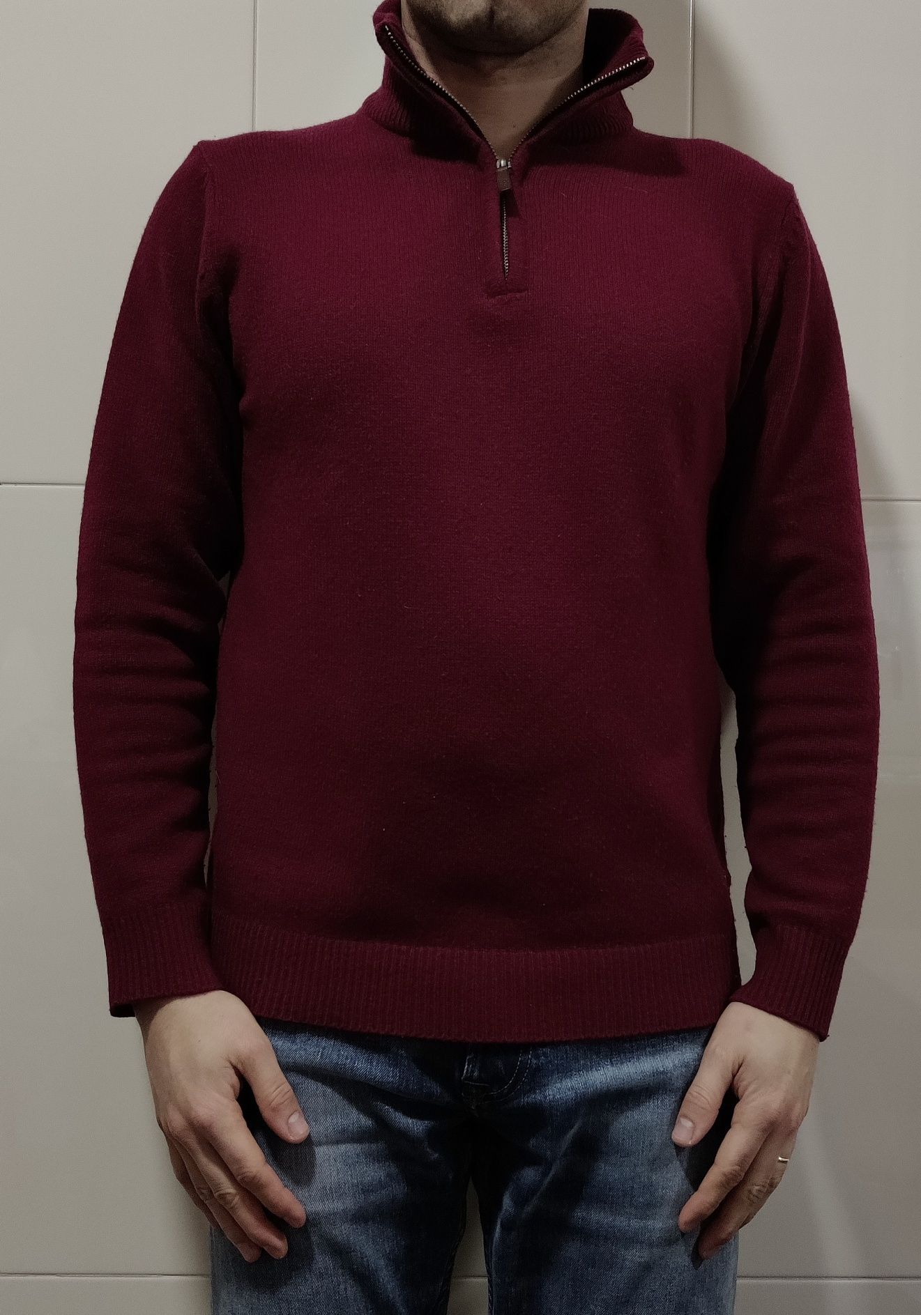 Camisola de Malha Sacoor de cor Bordeaux tamanho S