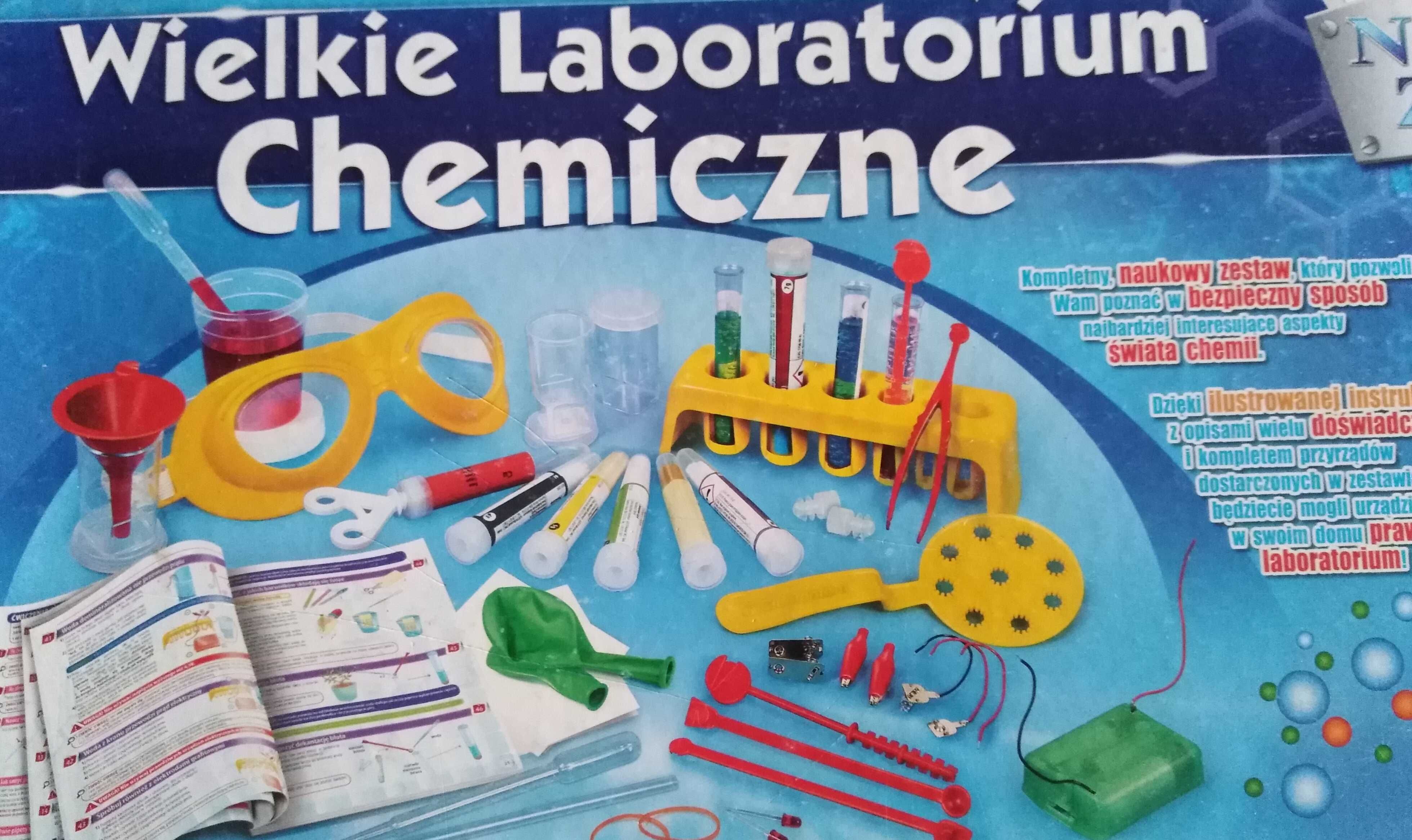 Wielkie laboratorium chemiczne