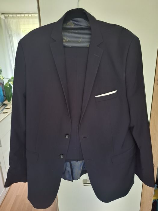 Garnitur meski granatowy