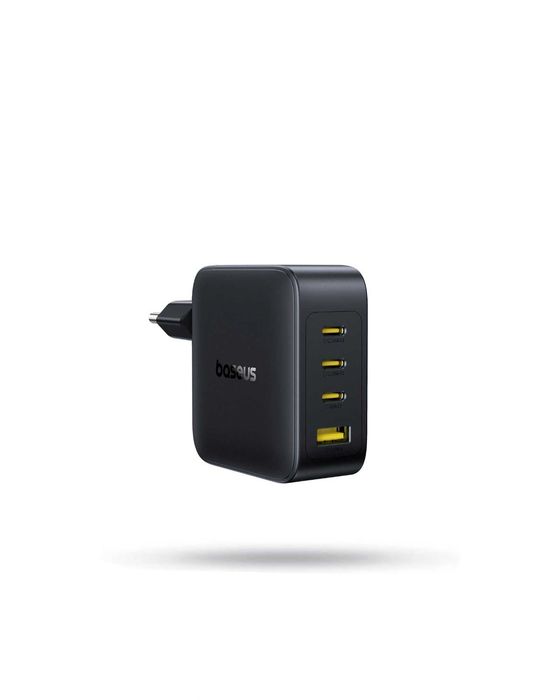 140W! SZYBKA ładowarka Baseus Enerfill 3xUSB C + USB A, PD Z PPS, GaN6