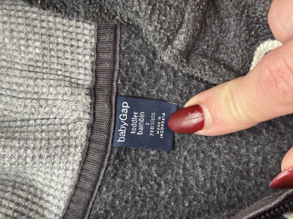 Bluza gap zapinana zamek z kapturem
