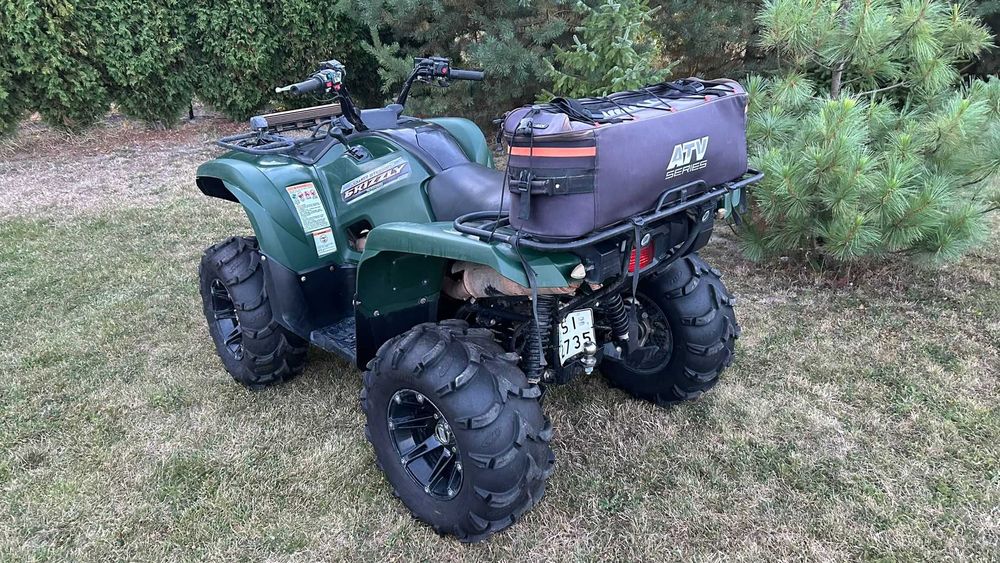 yamaha grizzly 700 stan bdb zarejestrowany maly przebieg
