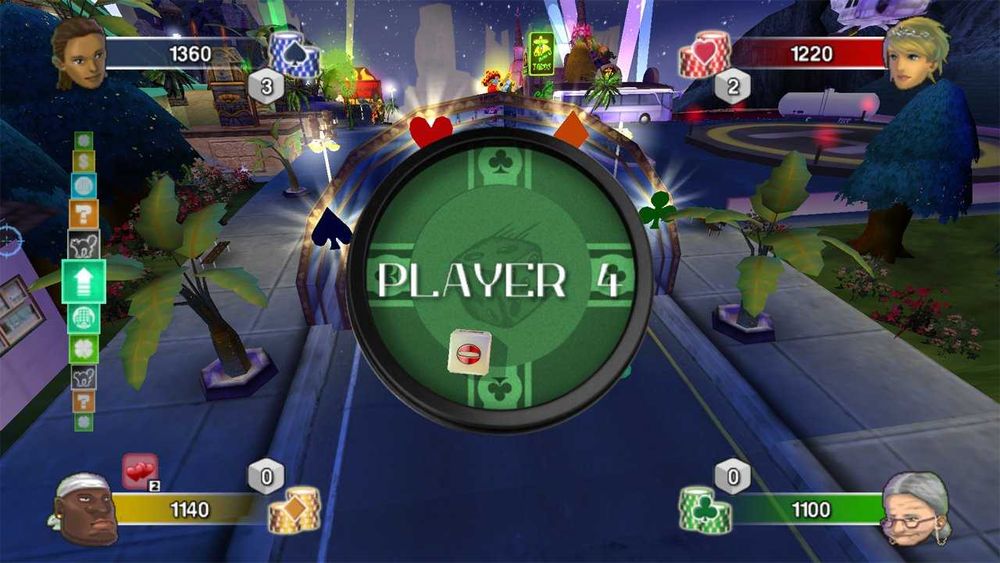 Vegas Party PS4 / PS5 - kasyno, zestaw minigier, poker rzutki na dwóch