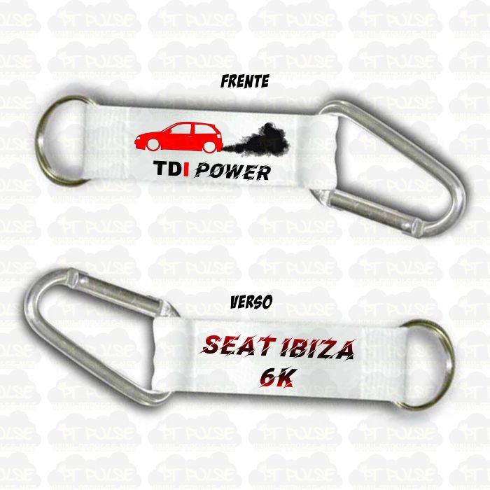 Porta Chaves Mosquetão Fumarento leon ibiza Tuning 6k 6l 6j Seat