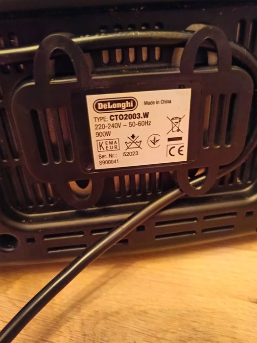 Toster Opiekacz DeLonghi CT02003.W CTO 2003 Vintage 900W