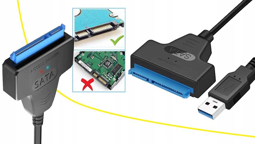 adapter sata PRZEJŚCIÓWKA konwerter KABEL USB 3.0 DO DYSKU HDD SSD skl