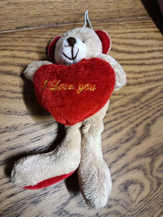 Ursinho novo peluche São Valentim tamanho 18cm