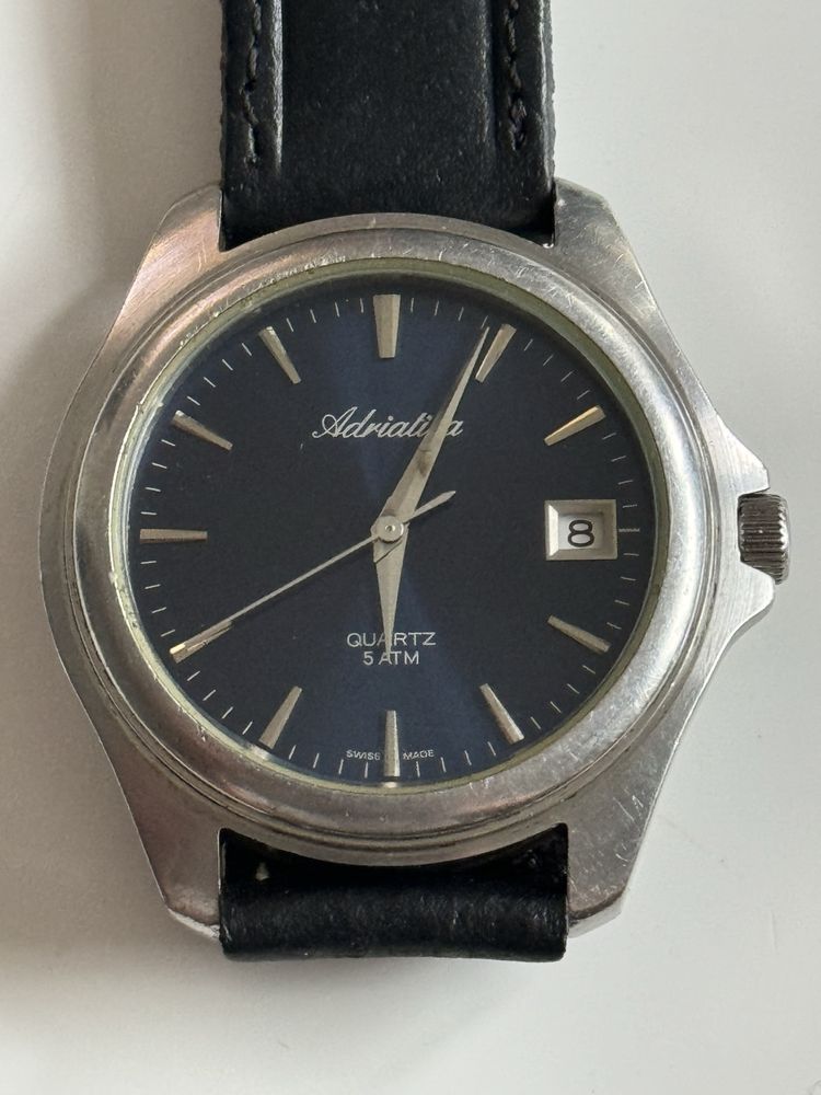 Szwajcarski zegarek Adriatica 5ATM, 40mm srednicy