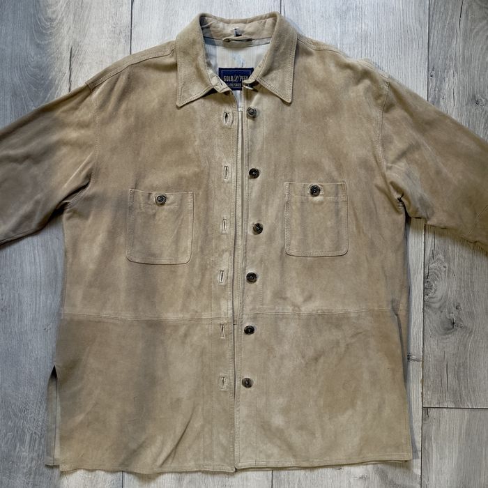 Рубашка із замша оверсайз