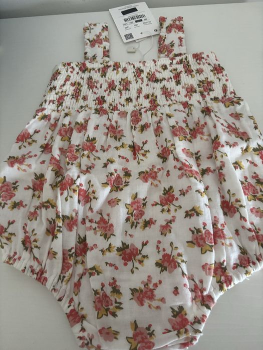 Vestido body Lanidor Menina 12 Meses – Novo com Etiqueta, 100% Algodão
