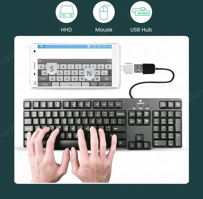 Adapter, przejściówka USB 3.0 - USB-C type c OTG macbook ultrabook