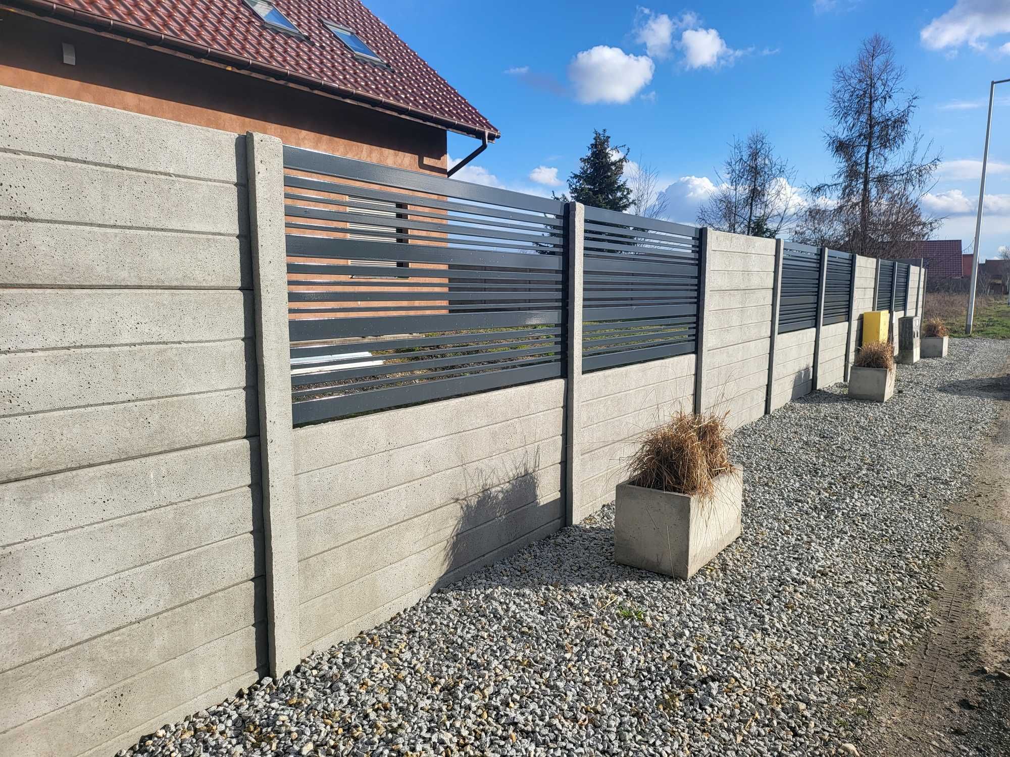 Ogrodzenia betonowe/płyty betonowe/ogrodzenie z betonu -  NOWE WZORY