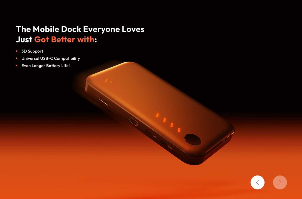 VITURE Pro Mobile Dock para Oculos XR/AR Pro e Luma Pro