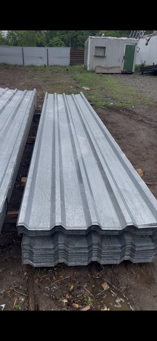 Профнастил покрівельний ПК-44 0,6 мм оцинковний некондиція б/у