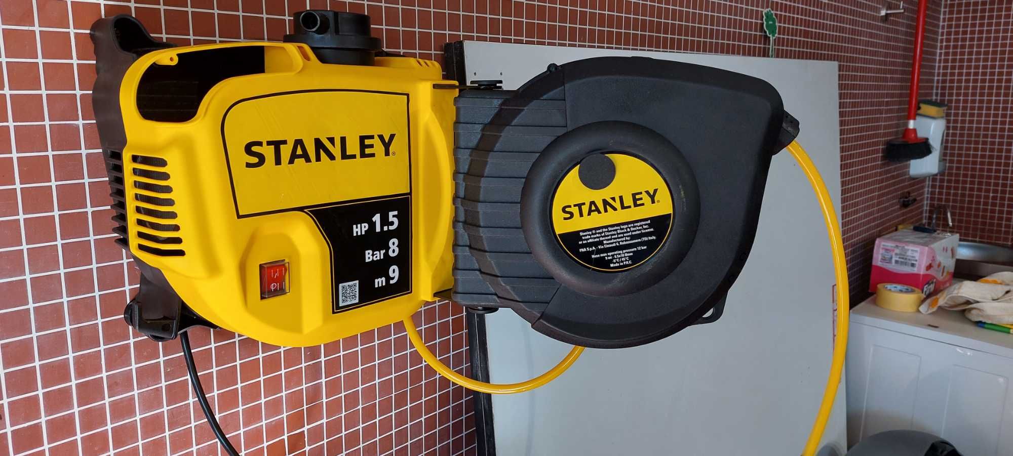 STANLEY, Compressor de Parede 1.5Hp 8Bar