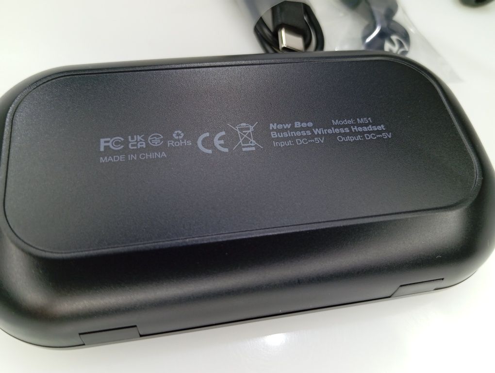 ‼️ГАРАНТІЯ‼️Блютуз гарнітура New Bee M51 Bluetooth гарнитура НАВУШНИК
