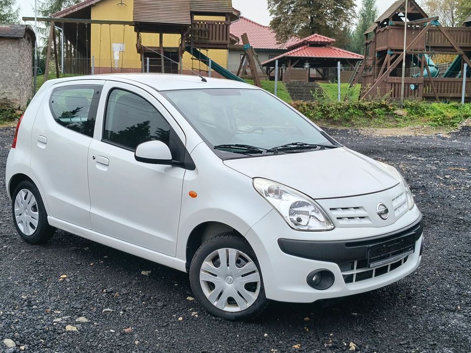 Nissan Pixo Z Niemiec niski przebieg KLIMATYZACJA biała perła