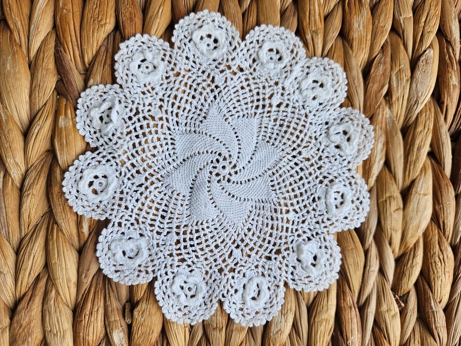 Serwetka szydełko -  śr. 12,5cm