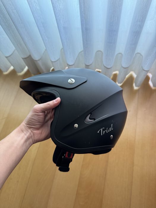 Capacete de Trial NAU Preto Fosco Tamanho S