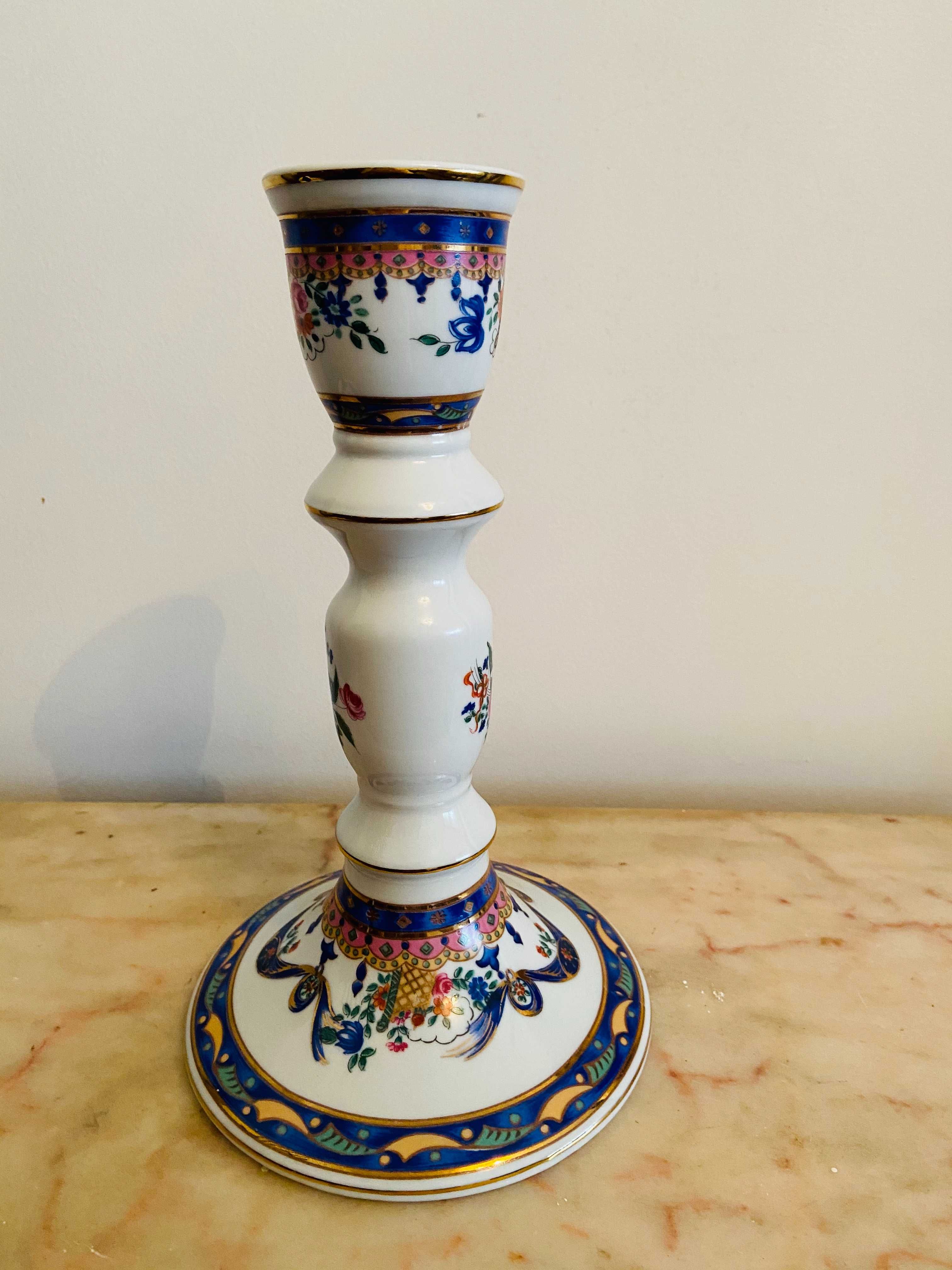 Castiçal Porcelana Vidal Arte